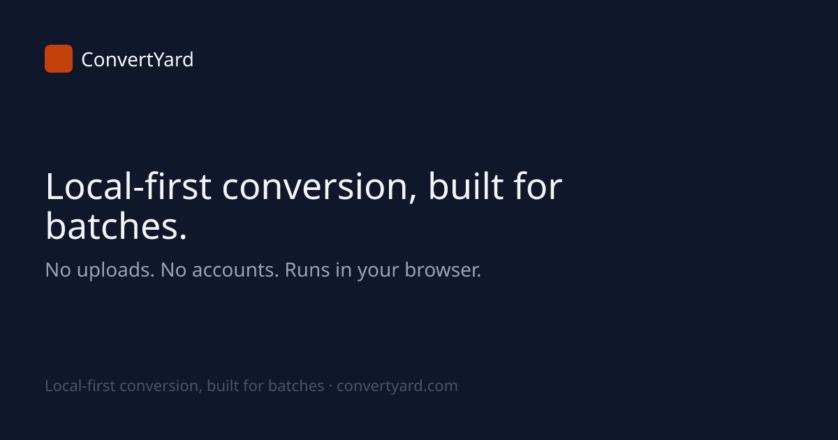 Convertyard screenshot 1